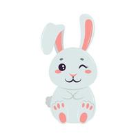 rabbit kawaii cute vector