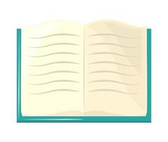 icono de libro abierto vector