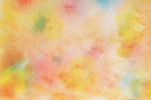 multicolored watercolor background on paper texture photo