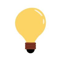 energy bulb light vector