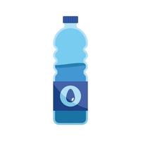 plastic water bottle vector