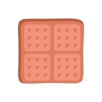 square wafer cookie vector