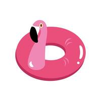 flamingo pink float vector