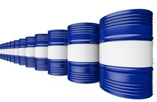 barrel oil crude isolated 3d illustration rendering photo