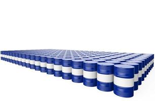 oil industry blue metal containers illustration 3d rendering photo