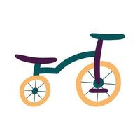 mini bicicleta de circo vector
