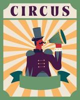 circus master of ceremony vector