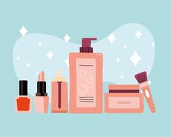 skin care products vector