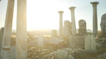 de oude Griekse tempel in Italië video