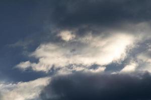 White cloud texture. Air material backdrop. Sky effect pattern. photo