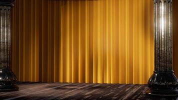 stage curtain with light and shadow video