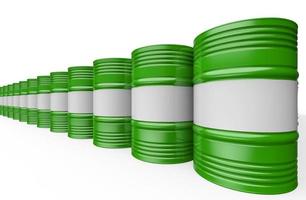 oil barrel crude isolated 3d illustration rendering photo