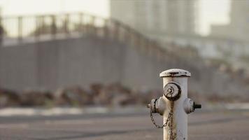 Rusty Fire Hydrant at sunny day video