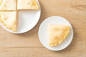 Toddy palm pies on plate photo