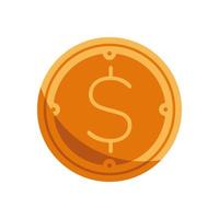 coin money dollar vector