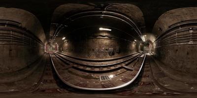 vr 360 oude metro metro tunnel video