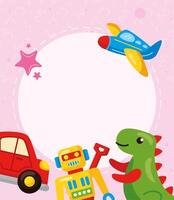 car robot dinosaur vector