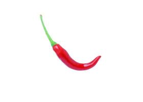 Red chili pepper vegetable with include Clipping path photo