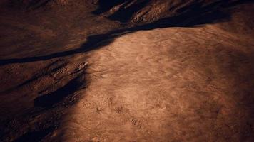 Fictional Mars Soil Aerial View of Martian Desert video