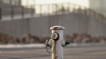 Rusty Fire Hydrant at sunny day video