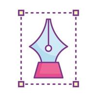 fountain pen nib vector