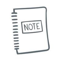 Icon of Note Pad vector