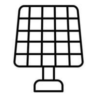 Solar Panel Line Icon vector