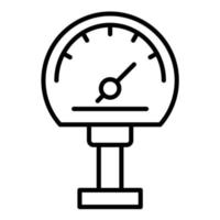 Gauge Line Icon vector