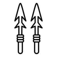 Harpoon Line Icon vector