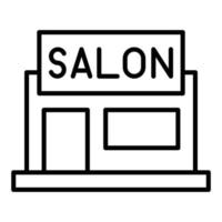 Saloon Line Icon vector