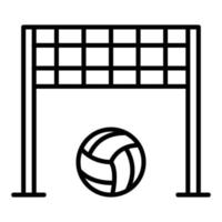 Volleyball Net Line Icon vector