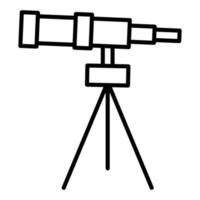 Telescope Line Icon vector