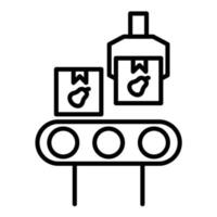 Food Conveyor Line Icon vector