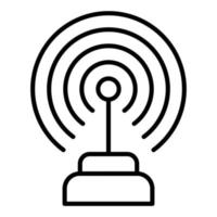 Army Antenna Line Icon vector