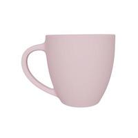 Cup mug on white background. kitchen items. photo
