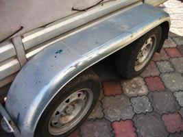 boat trailer wheel close up outdoor old photo