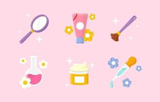 Set of Skin Care Icons vector