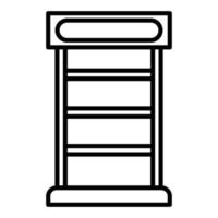 Shelves Line Icon vector