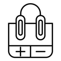 Electrolysis Line Icon vector