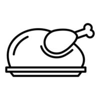 Turkey Line Icon vector