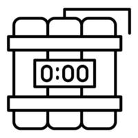 Dynamite Line Icon vector