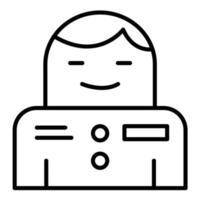 Man Line Icon vector