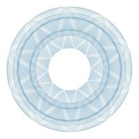 Vector Guilloche elements for certificate or diploma and currency design