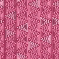 Abstract geometric background of triangles. Vector red seamless pattern.