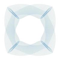 Vector Guilloche elements for certificate or diploma and currency design