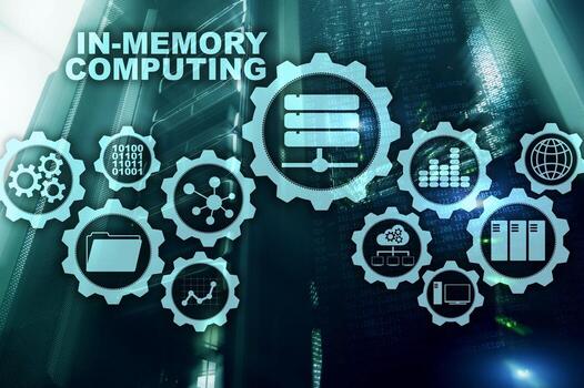 In-Memory Computing. Technology Calculations Concept. High-Performance Analytic Appliance photo
