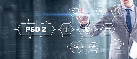 Payment Services Directive revised PSD2. EU Payment Directive photo
