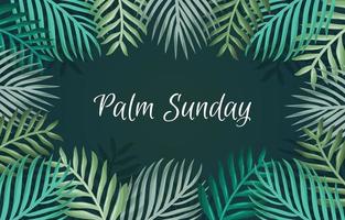 Palm Sunday Holy Week Background vector