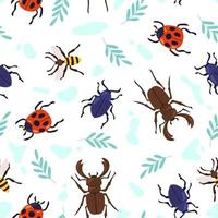 Bugs and Insect Pattern vector