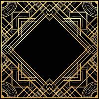 Art Deco Background Template vector